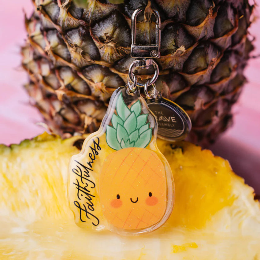 TBA Fruity Keychain / Faithfulness (Pineapple) – The Ink Room (Bookstore)