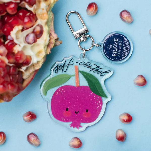 TBA Fruity Keychain / Self-Control (Pomegranate)