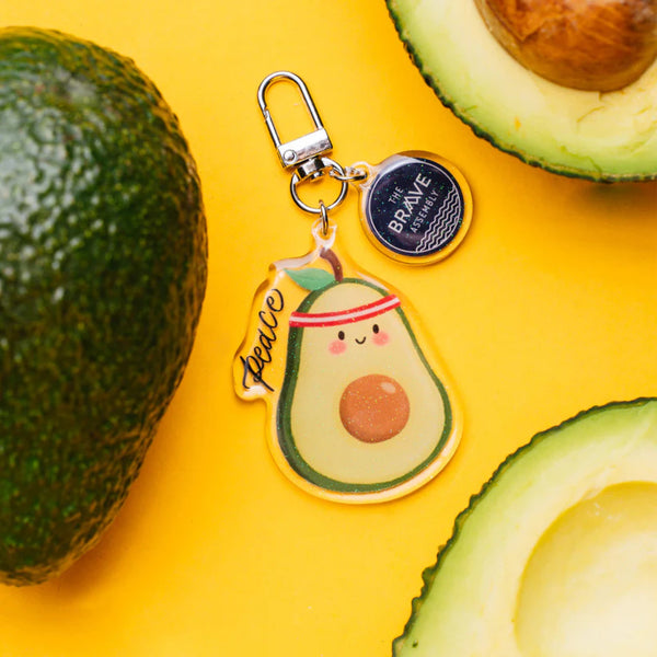 TBA Fruity Keychain / Peace (Avocado)