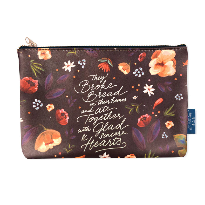 Glad & Sincere Hearts | Pouch