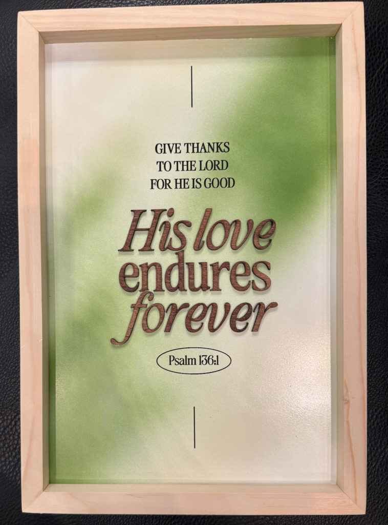 Blessed Be | His Love Endures Forever {Ps 136:1} (TP004S)