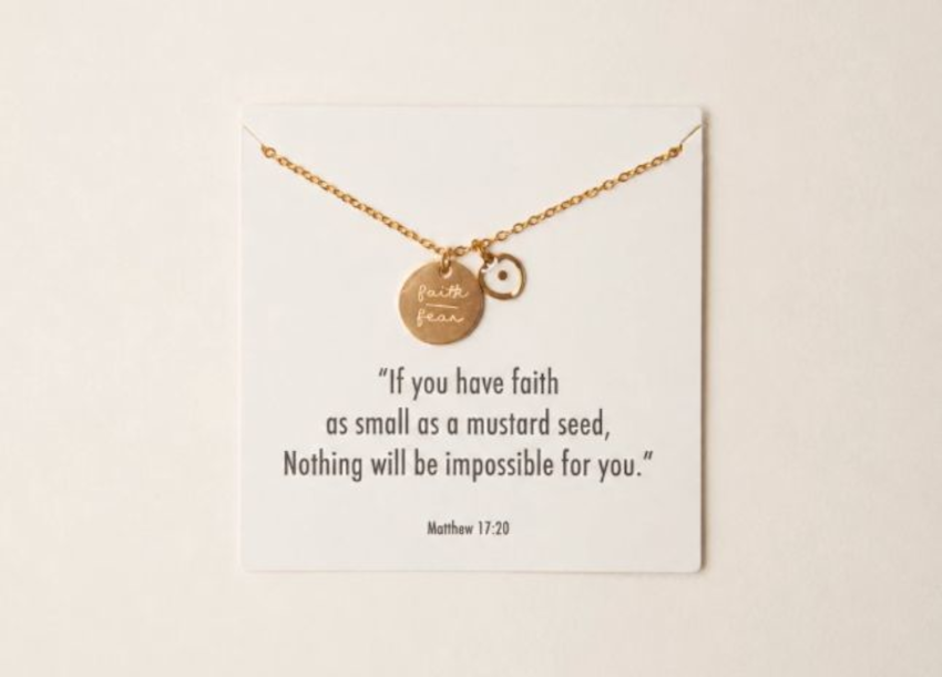 Mustard Seed Faith Necklace
