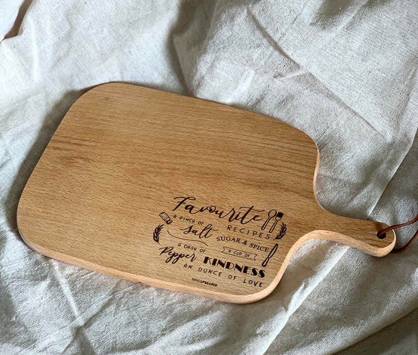 Favourite Recipes | Wooden Serving Board