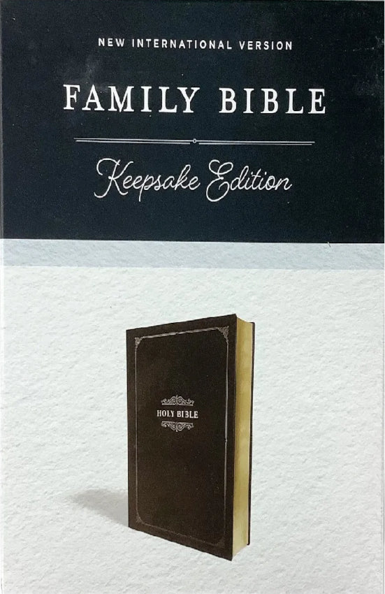 NIV Family Bible Keepsake Edition LP Brown