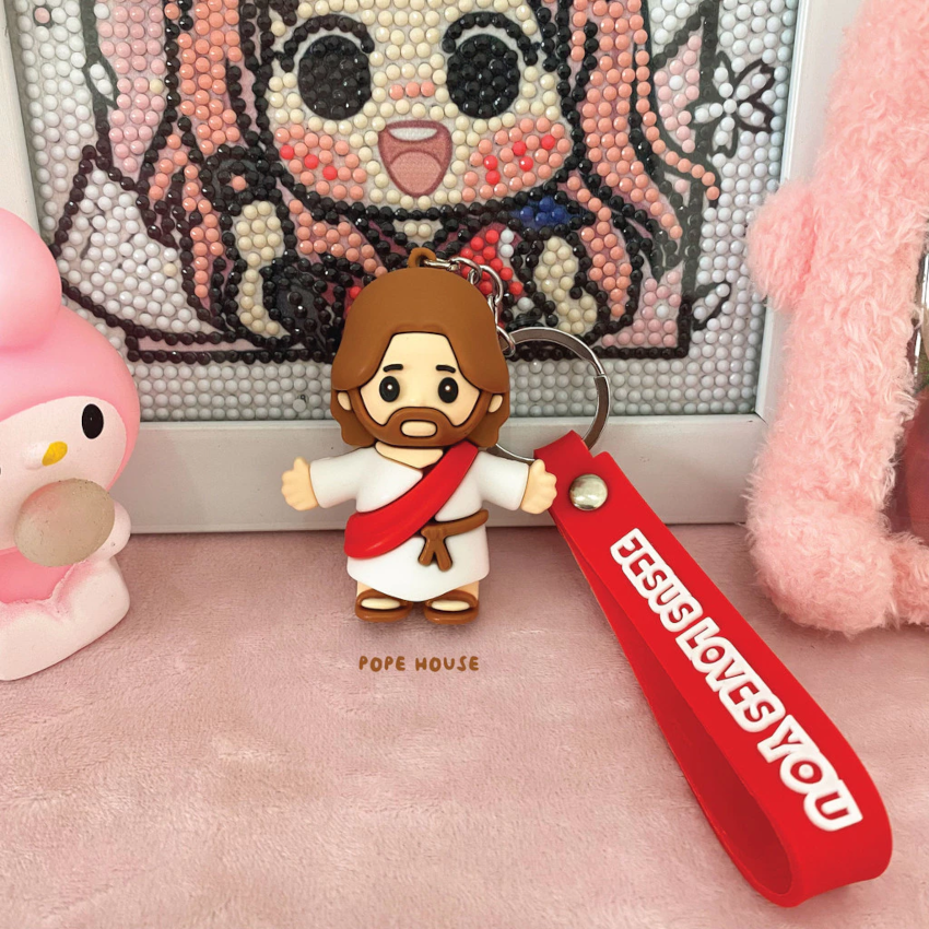 GANTUNGAN Jesus Keychain