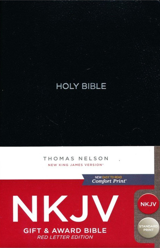 NKJV Gift and Award Bible Black
