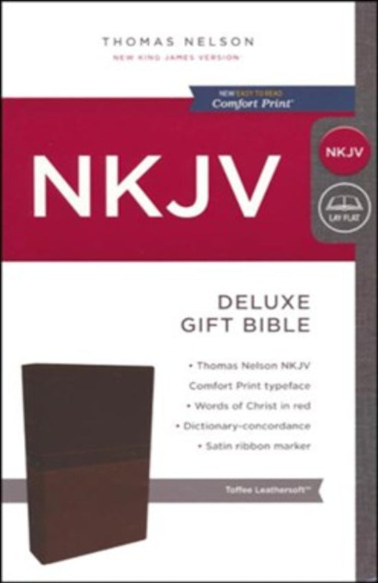 NKJV Deluxe Gift Bible Leathersoft Tan