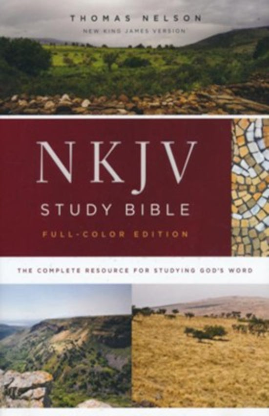 NKJV Study Bible Full-Color Comfort Print