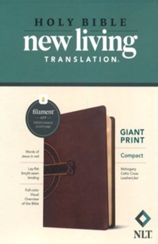 NLT Compact Giant Print Bible Filament Enabled Edition (Red)