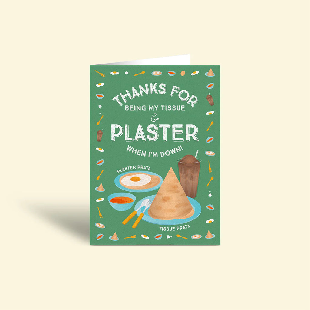 Tissue & Plaster Prata | Love or Friendship Card