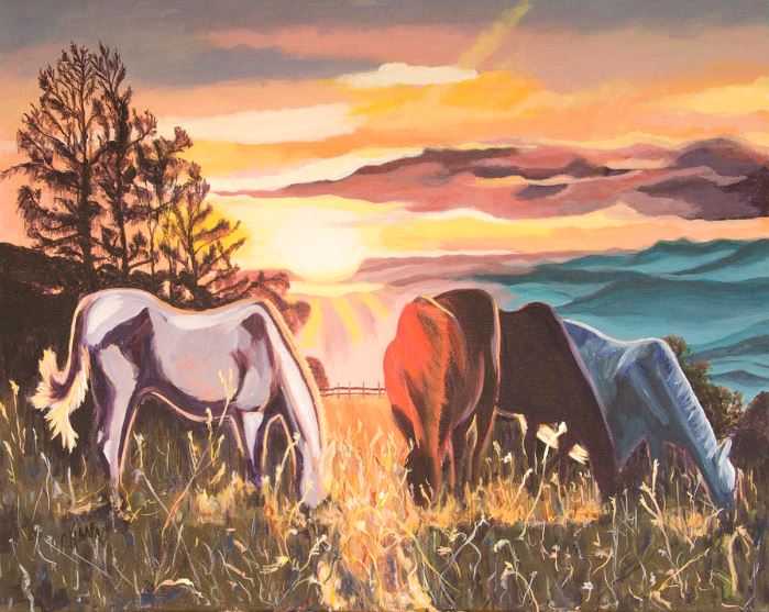 Dwelling in the Secret Place - Inspiring Life Art ( 5 x 7 Inches)