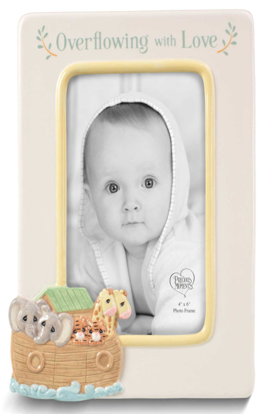 Overflowing with Love Noah's Ark Ceramic Photo Frame