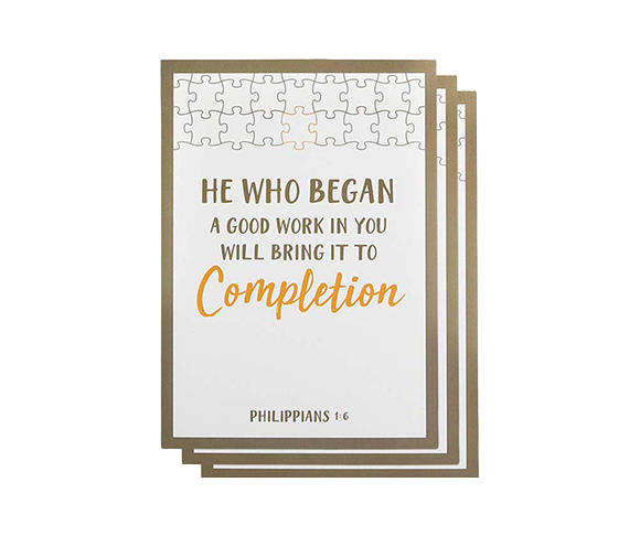 He Who Began A Good Work | Verse Card