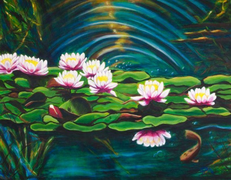 Living Waters - Inspiring Life Art ( 5 x 7 Inches)