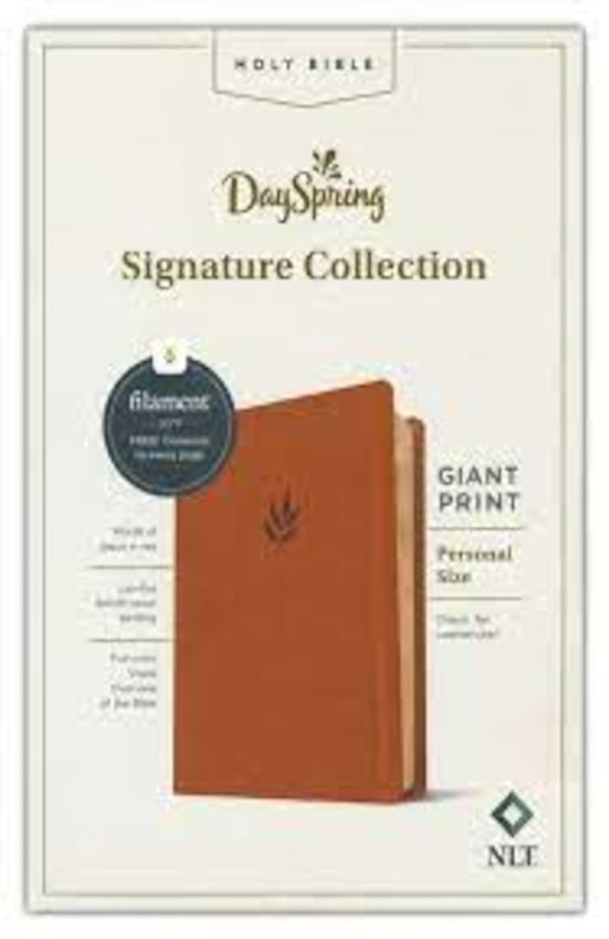 NLT Personal Size Giant Print Bible, Filament Edition