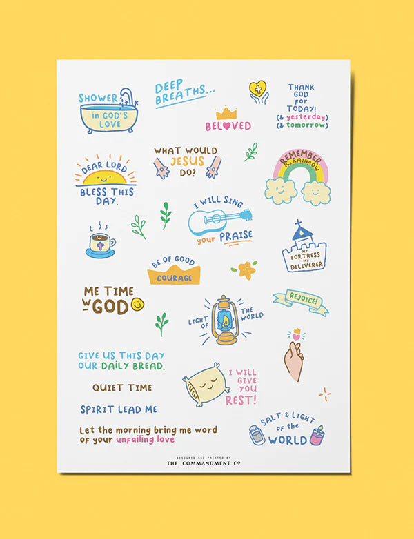 Rest | Journaling Sticker Sheet
