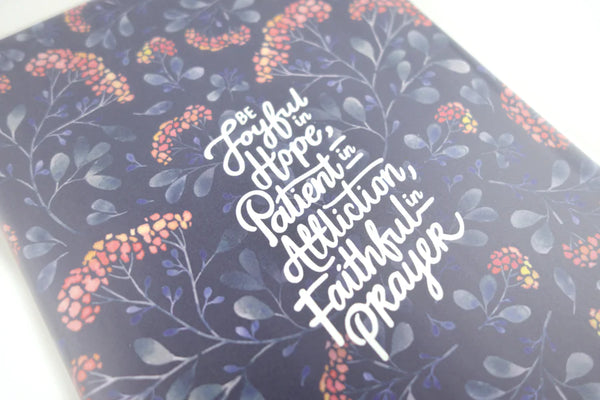 Joyful Patient Faithful | A5 Notebook