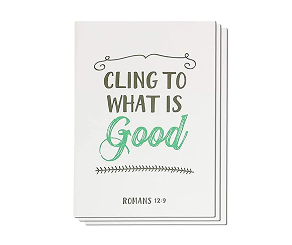 Cling To What Is Good | Verse Card