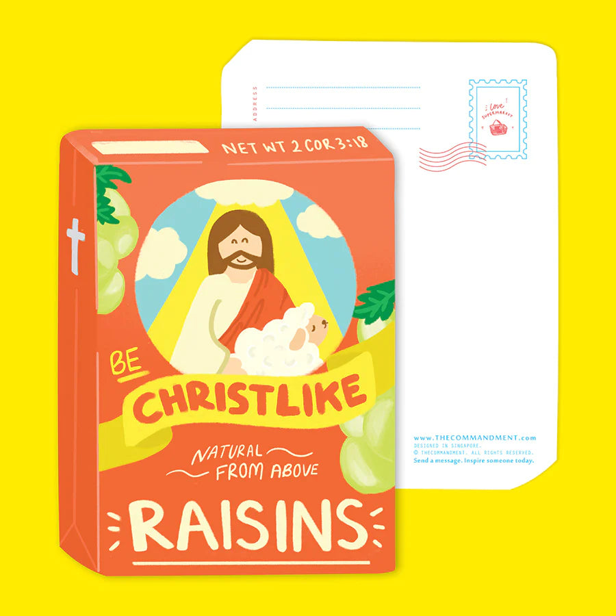 Raisins Christlike | LOVE SUPERMARKET Card