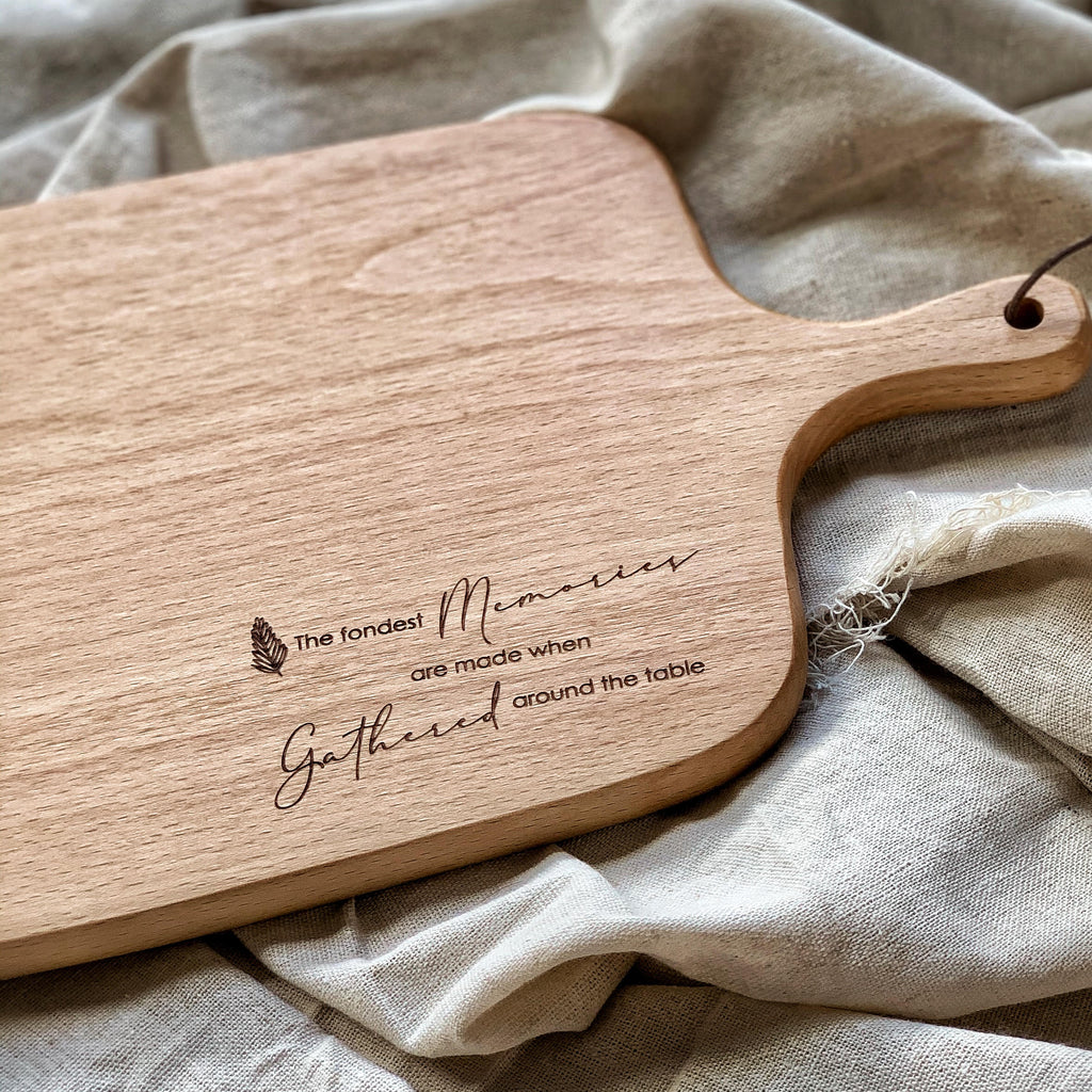 Fondest Memories: Wooden Serving Board
