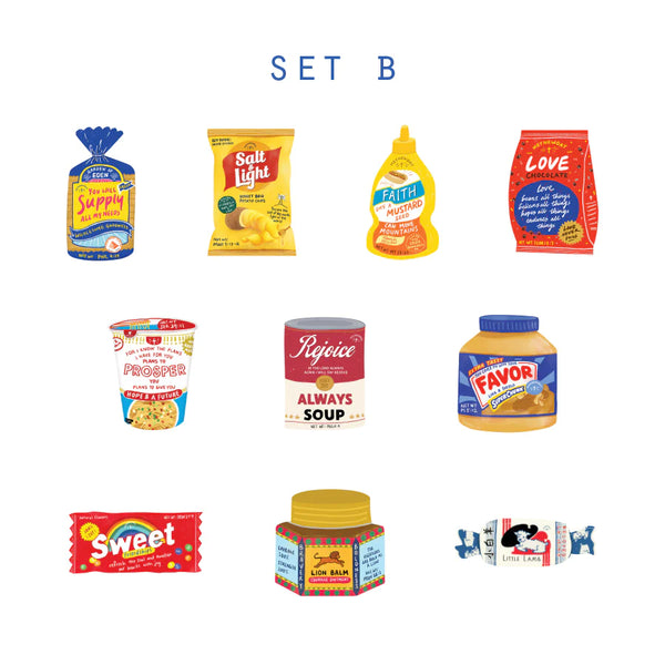 Love Supermarket Vinyl Sticker | Decal Set