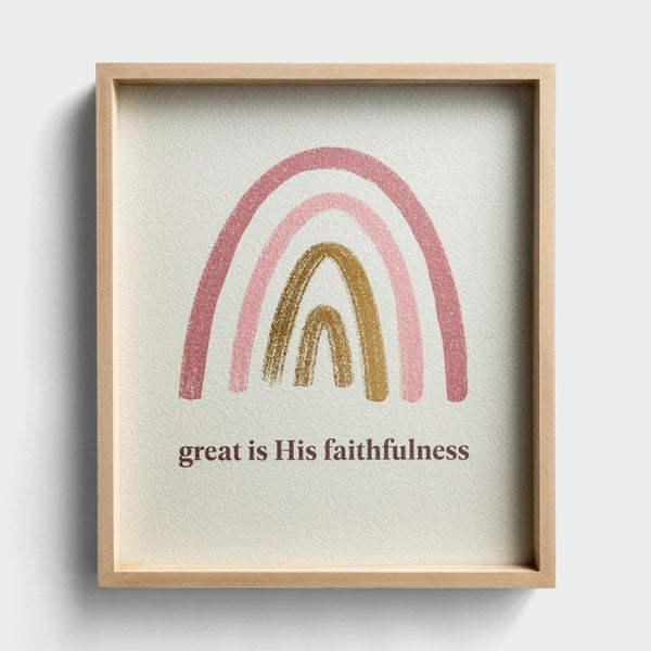Great Is His Faithfulness | Framed Wall Art