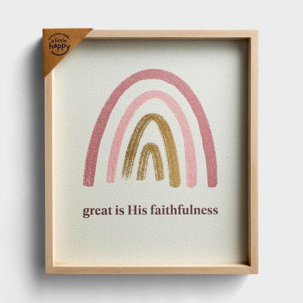 Great Is His Faithfulness | Framed Wall Art