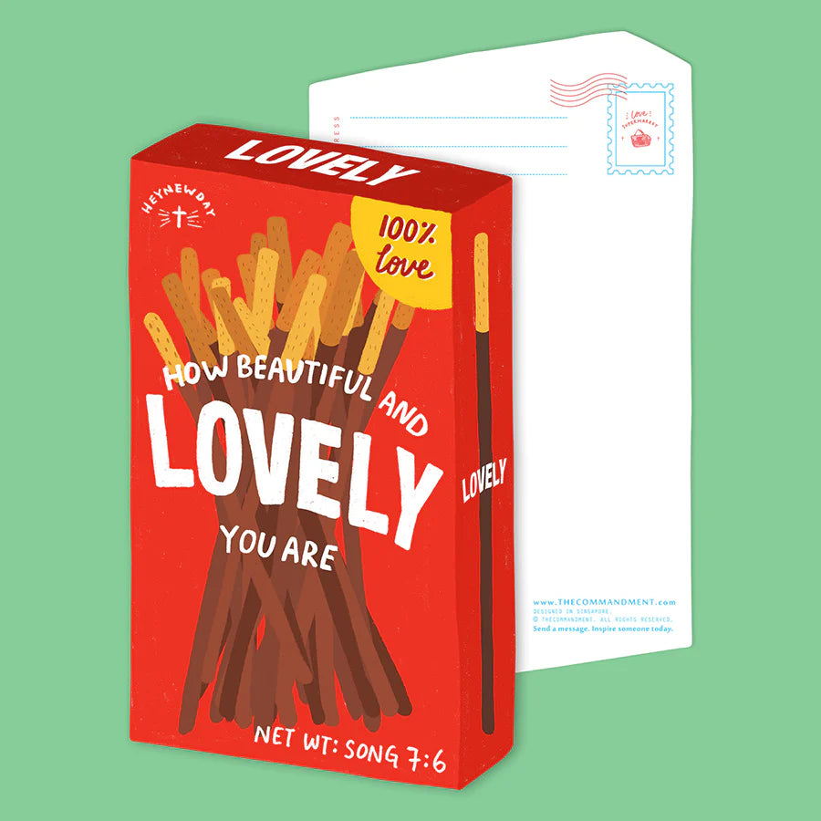 Lovely Chocolate Stick | LOVE SUPERMARKET Card