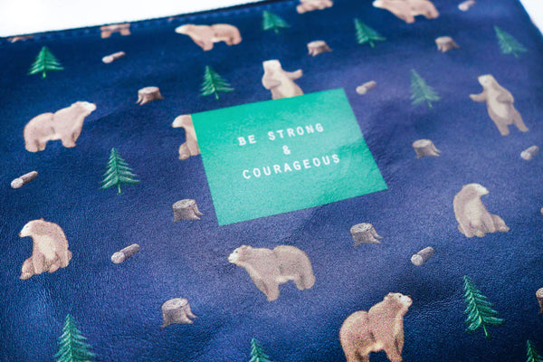 Be Strong & Courageous | Pouch