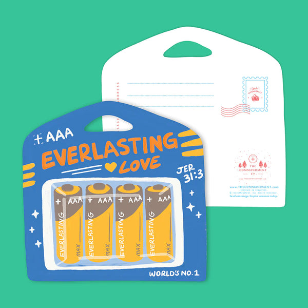 Everlasting Love Battery AAA | LOVE SUPERMARKET Card