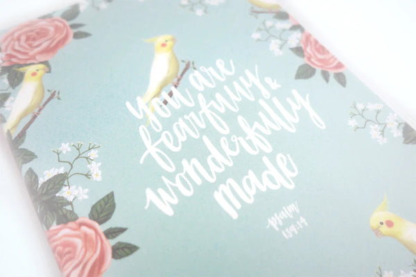 Fearfully & Wonderfully Made | A5 Notebook